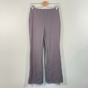 Halara Women Grey Pull On Bootcut Pants Size M